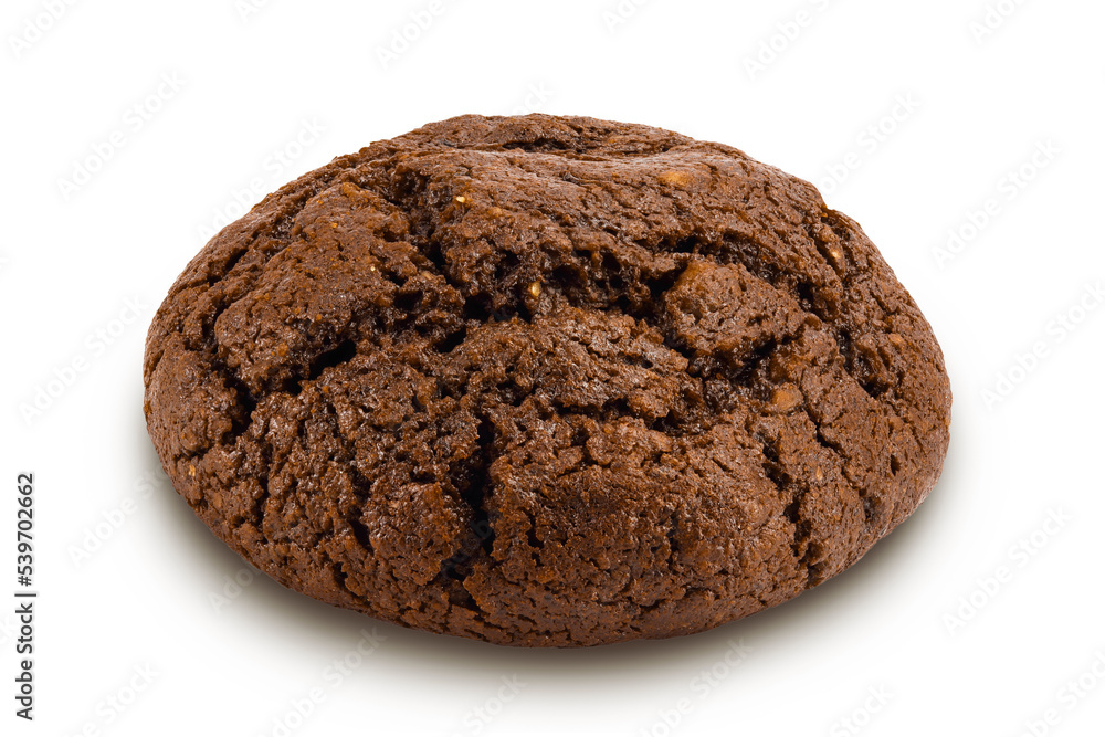 chocolate cookies isolated on white background with full depth of field chocolate cookies isolated on white background with full depth of field