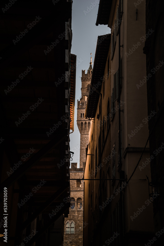 Sun light on Florence, Italy Sun light on Florence, Italy