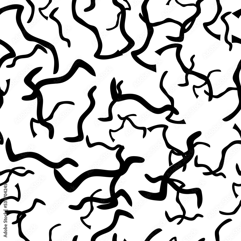 Seamless pattern with sketch squiggle Seamless pattern with sketch squiggle
