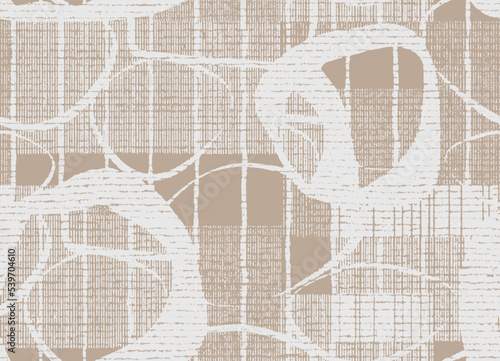 linen sand beige cream colors Geometric lines, stripes, sketch modern contemporary art  watercolor pattern hand painted linen textured background. Lines print Vintage texture with ethnic and tribal 