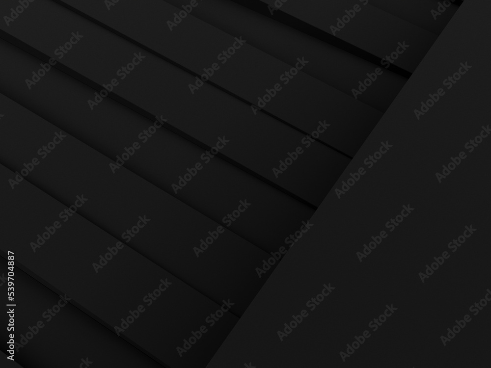 Abstract black 3d background. Elegant black background. paper cut decoration. 3d rendering. Abstract black 3d background. Elegant black background. paper cut decoration. 3d rendering.