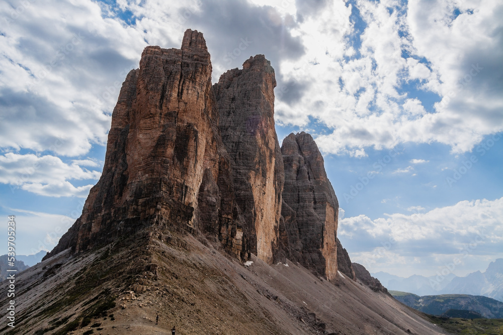 Tre Cime di Lavaredo Dolomity krajobraz górski lato