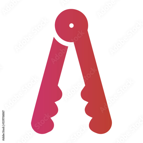 tongs gradient icon