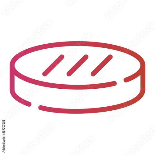 cutlet gradient icon