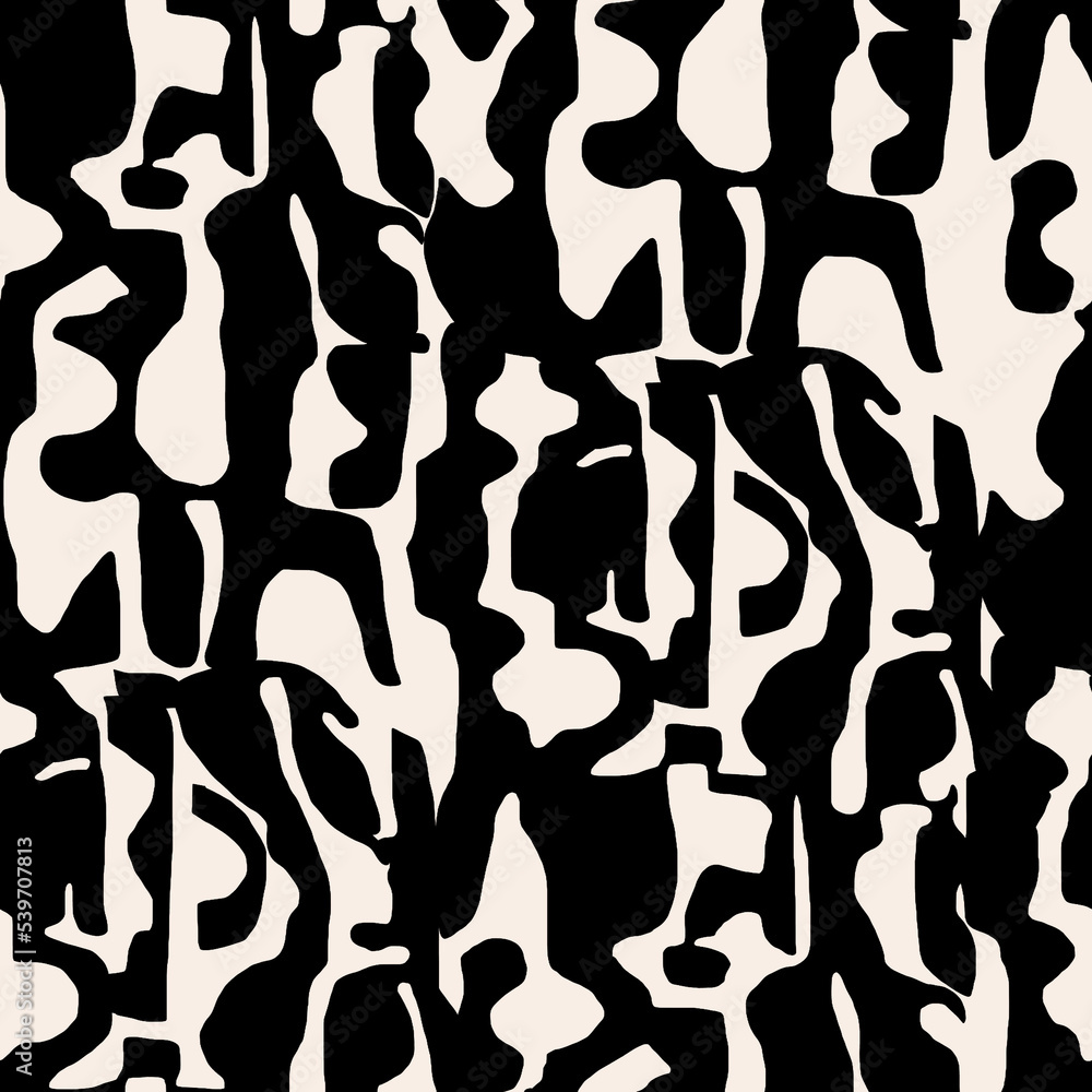 Seamless hand draw geometric pattern, brush effects, modern pattern. Seamless hand draw geometric pattern, brush effects, modern pattern.