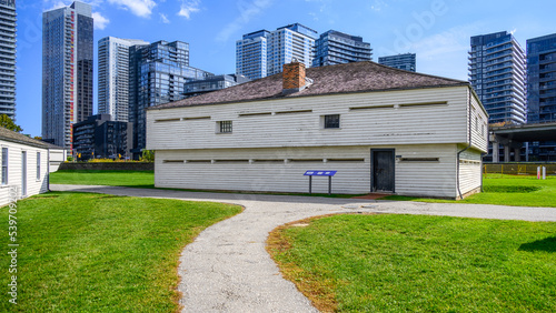 Photography The colonial architecture of the Fort York garrison in Toronto, Canada