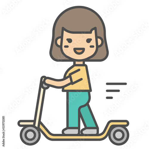 scooter user
