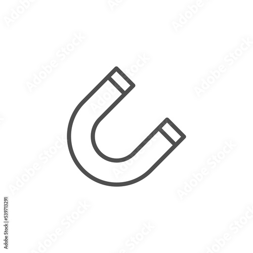magnet icon vector logo design illustration