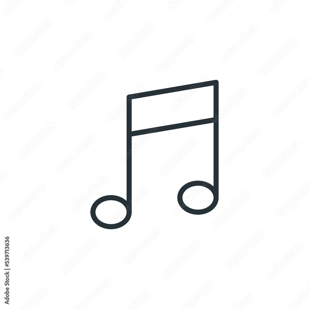 Music note icon. Song note. Music symbol. Music note icon. Song note. Music symbol.