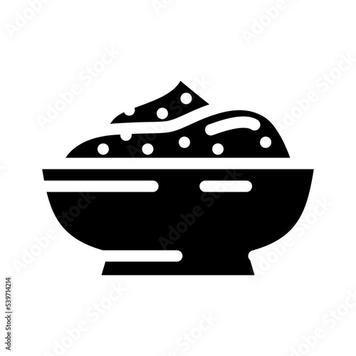quark milk product glyph icon vector. quark milk product sign. isolated symbol illustration