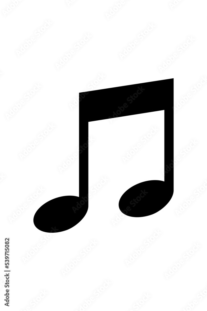 Music Notation Illustration for Icon, Symbol, Art Illustration, Apps, Website, Logo or Graphic Design Element. Vector Illustration Music Notation Illustration for Icon, Symbol, Art Illustration, Apps, Website, Logo or Graphic Design Element. Vector Illustration