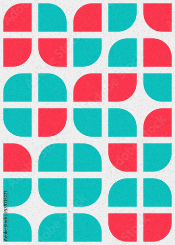 Abstract Geometric Pattern generative computational art illustration