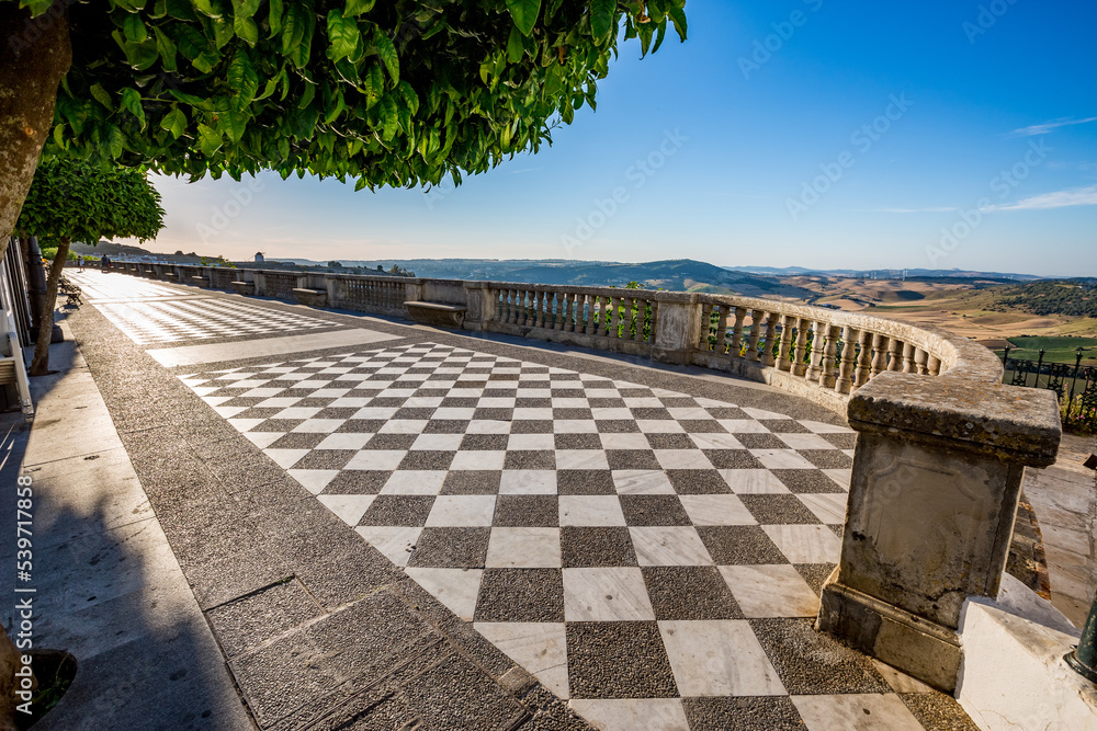 Elevated scenery panoramic view, Andalusia, Spain Elevated scenery panoramic view, Andalusia, Spain