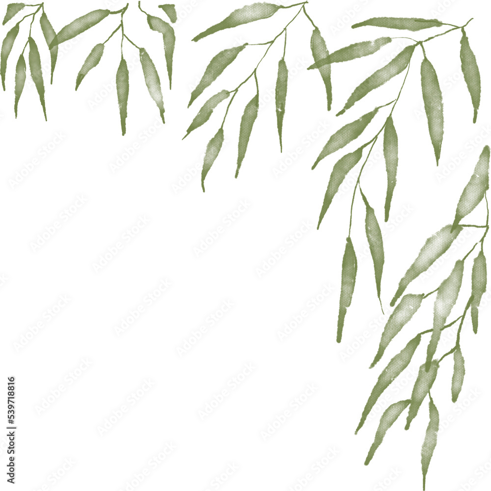 Leaf Elements and illustration Leaf Elements and illustration