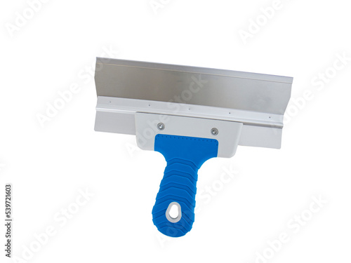 Bilde på lerret putty spatula in white background,Isolated metal putty knife