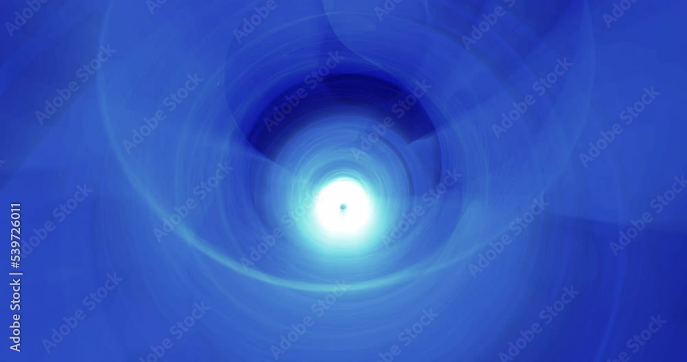 The tunnel is smooth of multicolored blue moving light bands of waves and beams of energy. Abstract background, intro, video in high quality 4k The tunnel is smooth of multicolored blue moving light bands of waves and beams of energy. Abstract background, intro, video in high quality 4k