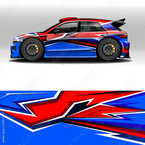 Raly car modification wrap designs