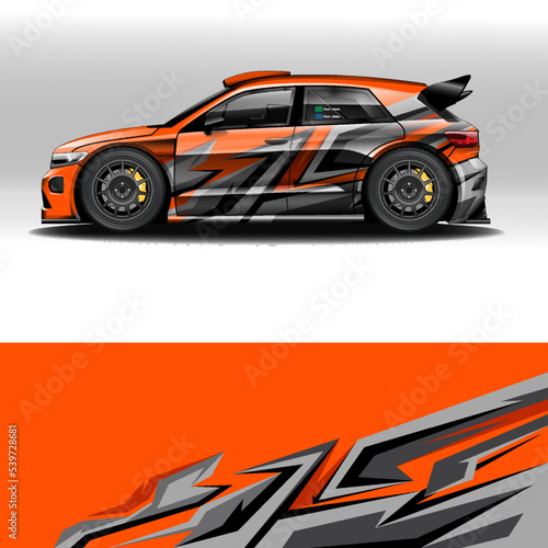 Raly car modification wrap designs