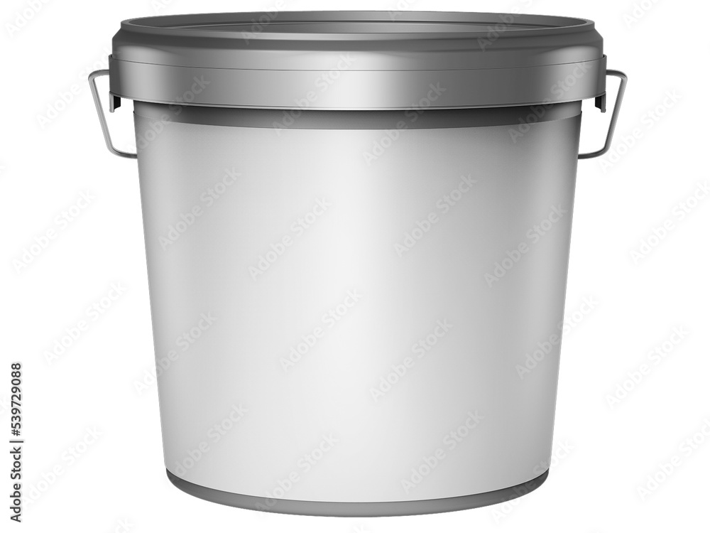 metal bucket isolated with blank backgrounds for mockup metal bucket isolated with blank backgrounds for mockup