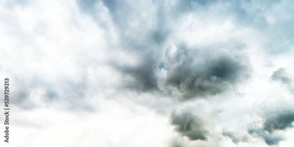 Obraz premium Danger dusk clouds full storm sky before to be raining. Dramatic sky background.