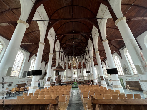 Inside the Martini church in Franeker photo