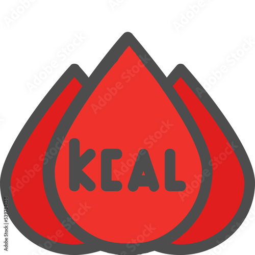 kilogram calorie icon