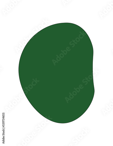 illustration of a green background blob