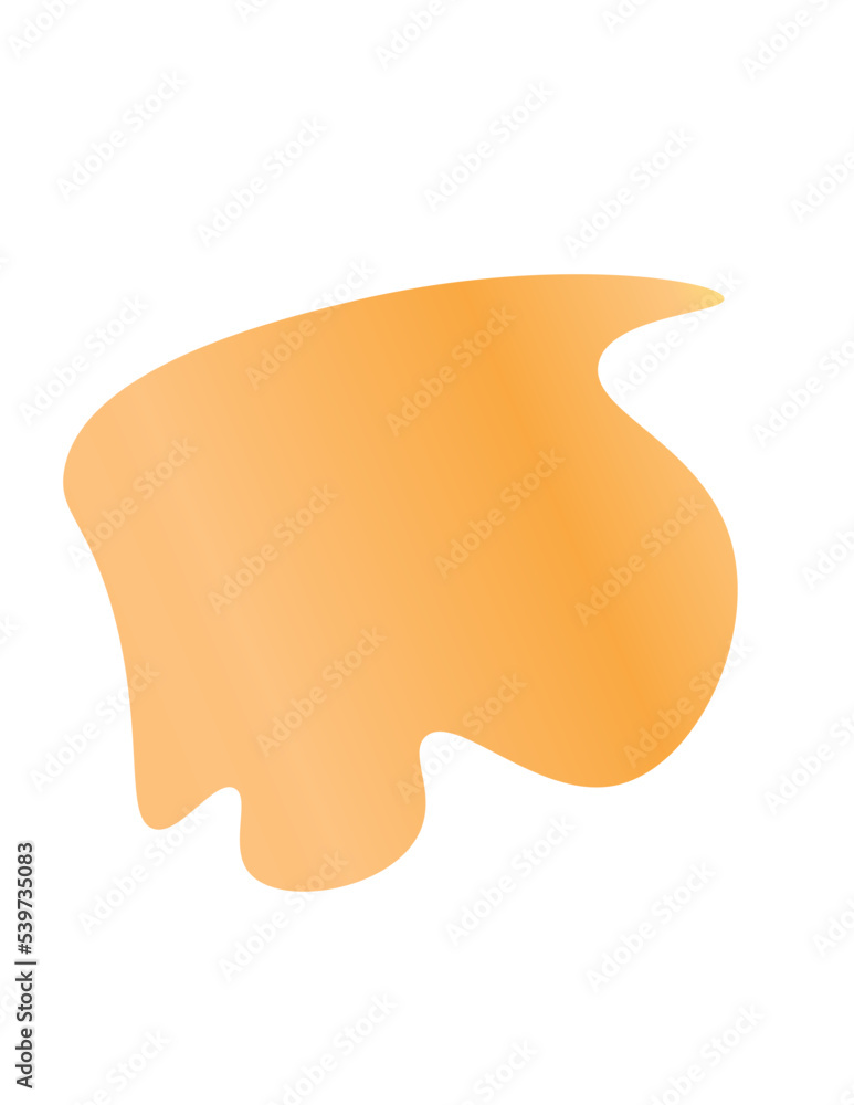 simple blob yellow gradient simple blob yellow gradient