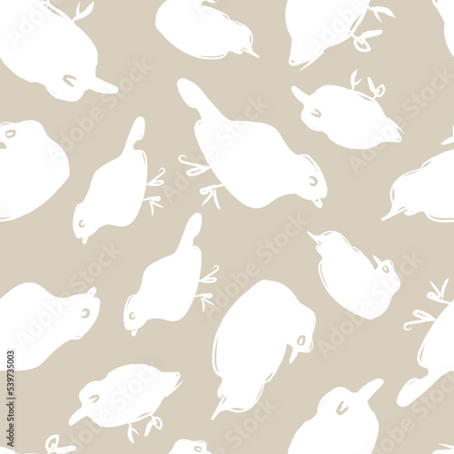 Pigeons seamless pattern background for fashion textiles  graphics  backgrounds and crafts