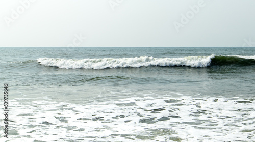 Bay of Bengal from the Marina Beach  Chennai