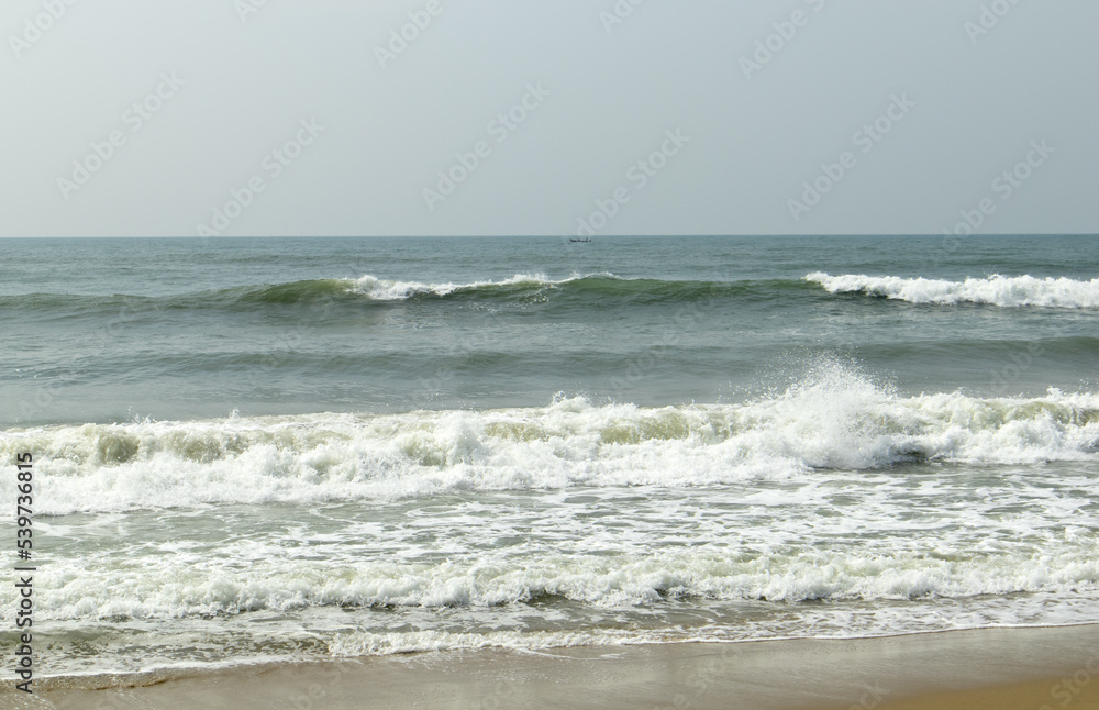Bay of Bengal from the Marina Beach, Chennai