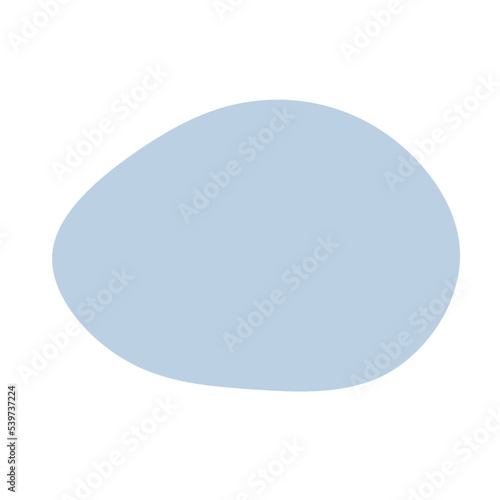 Blue blob bubble