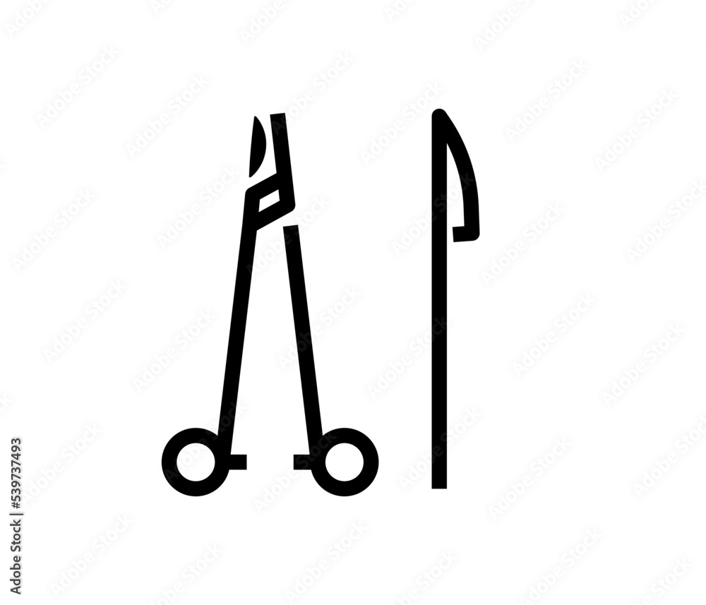 surgical instruments icon. editable vector.
surgical instruments icon. editable vector.