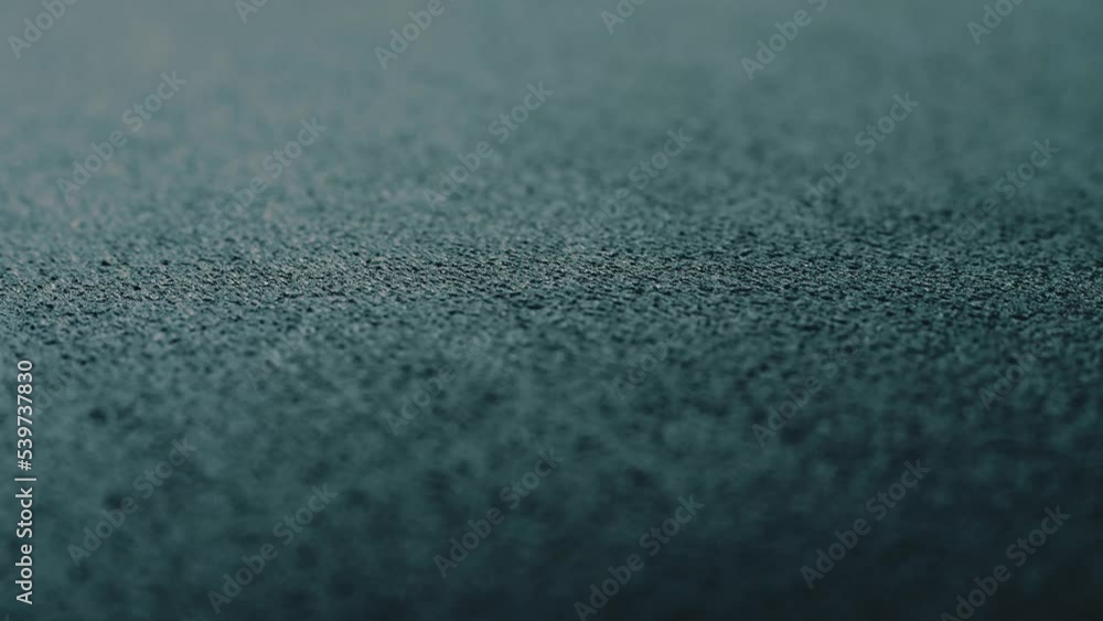 Texture and texture of emerald suede fabric. Close-up. Macro Texture and texture of emerald suede fabric. Close-up. Macro
