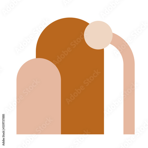 aesthetic brown pink boho 