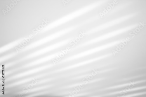 Shadow overlay effect on white background. Abstract sunlight background with window shadows.
