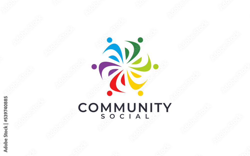 COMMUNITY SOCIAL LOGO DESIGN COMMUNITY SOCIAL LOGO DESIGN