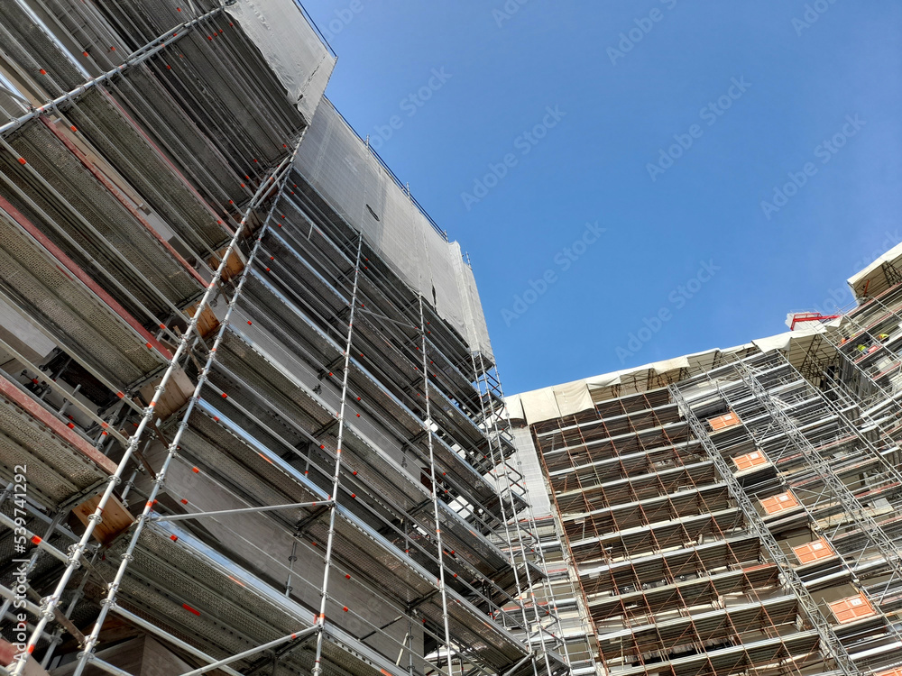 Lavori in corso nel cantiere edile Lavori in corso nel cantiere edile