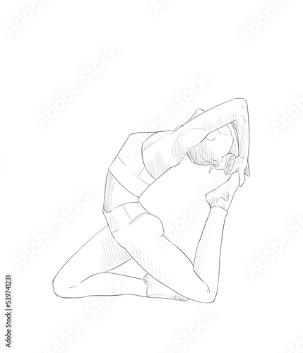 Yoga sketch