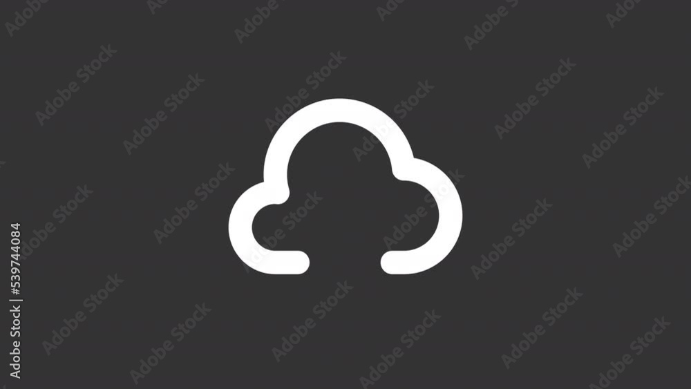 Animated upload white line ui icon. Data storage in cloud. Seamless loop HD video with alpha channel on transparent background. Isolated user interface symbol motion graphic design for night mode Animated upload white line ui icon. Data storage in cloud. Seamless loop HD video with alpha channel on transparent background. Isolated user interface symbol motion graphic design for night mode