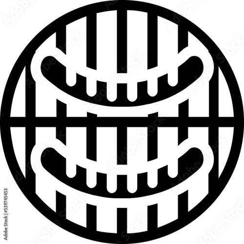 sausage grill icon