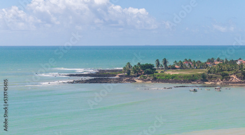 cliffs of Tabatinga in Natal, Brazil