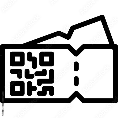 qr code voucher icon