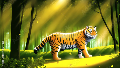 royal bengal tiger in the jungle