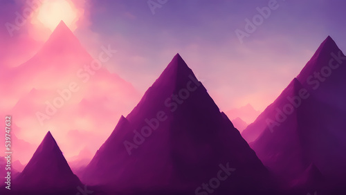 digital art pyramids of giza