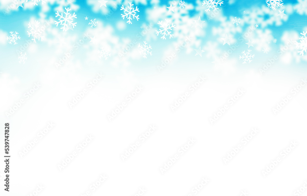 Winter, snowflakes on a blue and white background. Winter, snowflakes on a blue and white background.