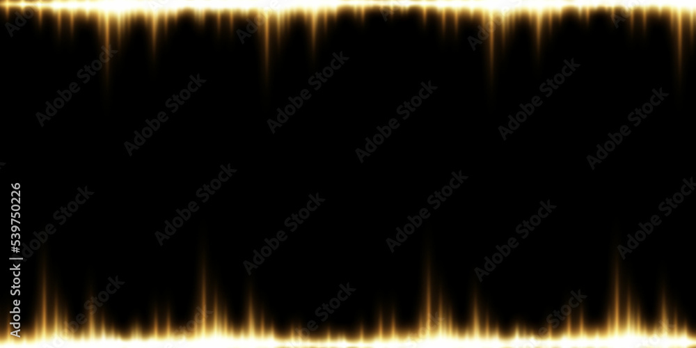 Fire flame frame border on black background Fire flame frame border on black background