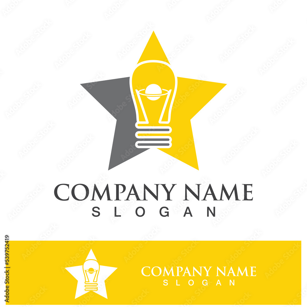 Light bulb icon vector symbol