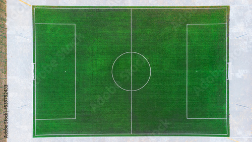 Football field top view. Football Field Photo, Download Football Field Stock Photos photo