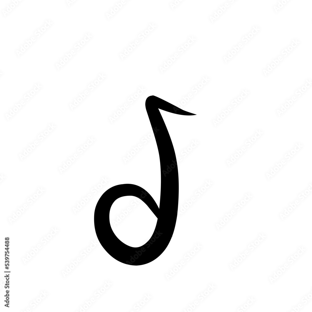 Doodle music notes Doodle music notes